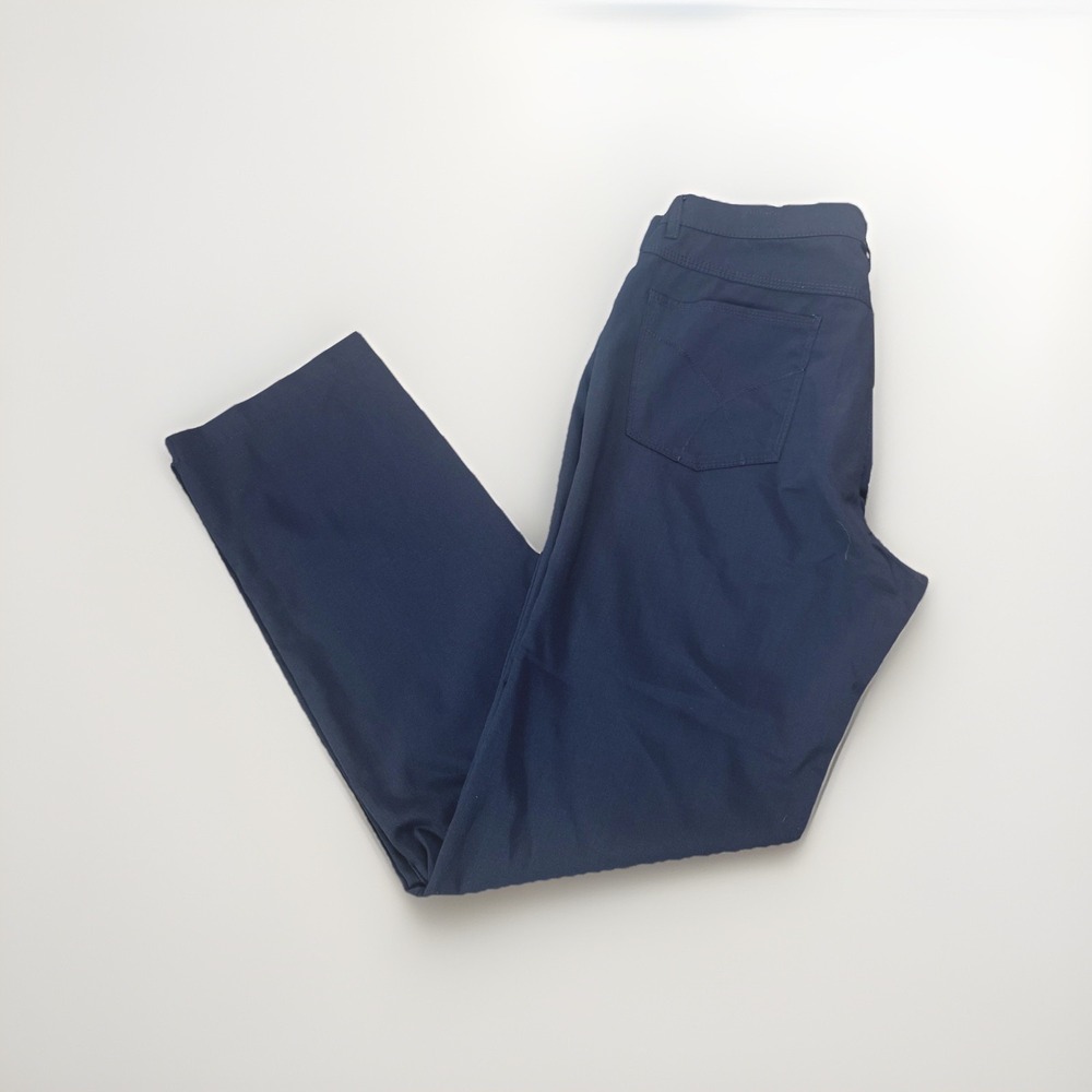 Brax Feel Good Mens BX Cooper FA WT Regular Fit Golf Tech Pants Navy 34x32